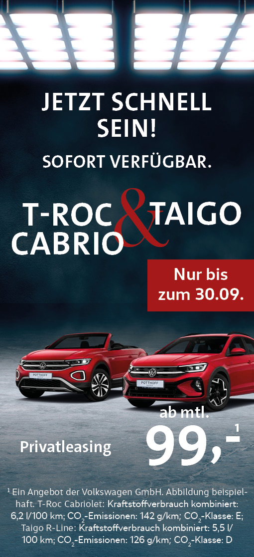 VW T-Roc Cabrio & Taigo