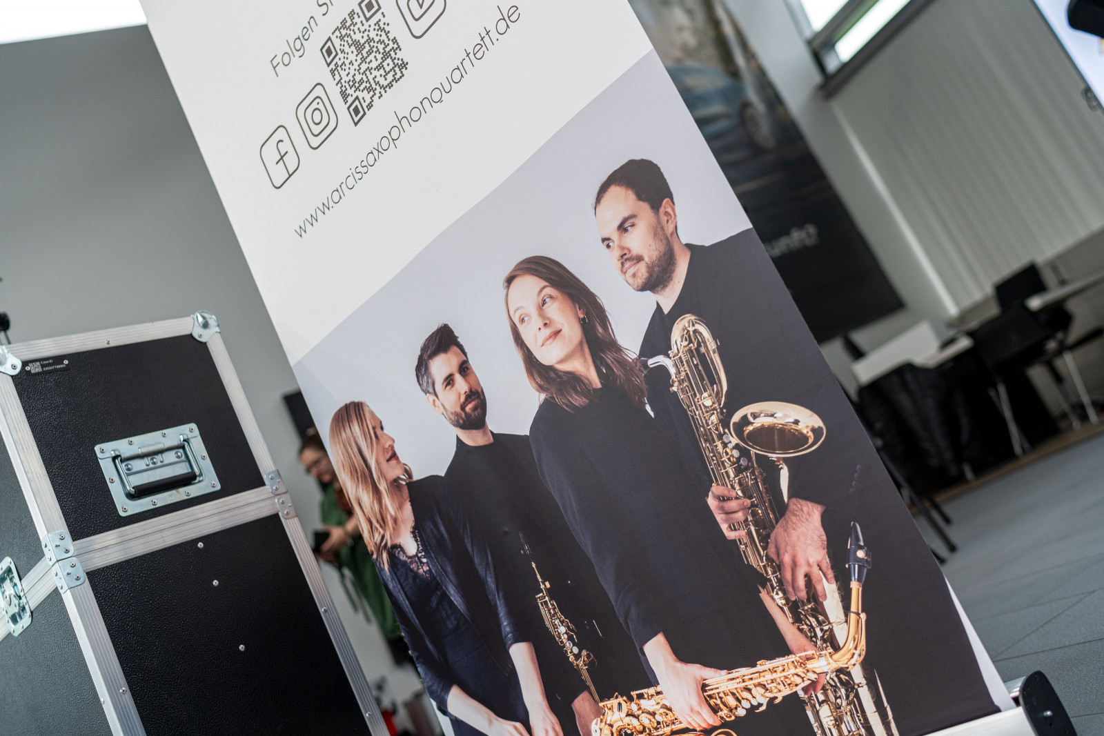 Westfälisches Musikfestival 2024: Das Arcis Saxophon Quartett & Christian Benning zu Gast bei Audi POTTHOFF.