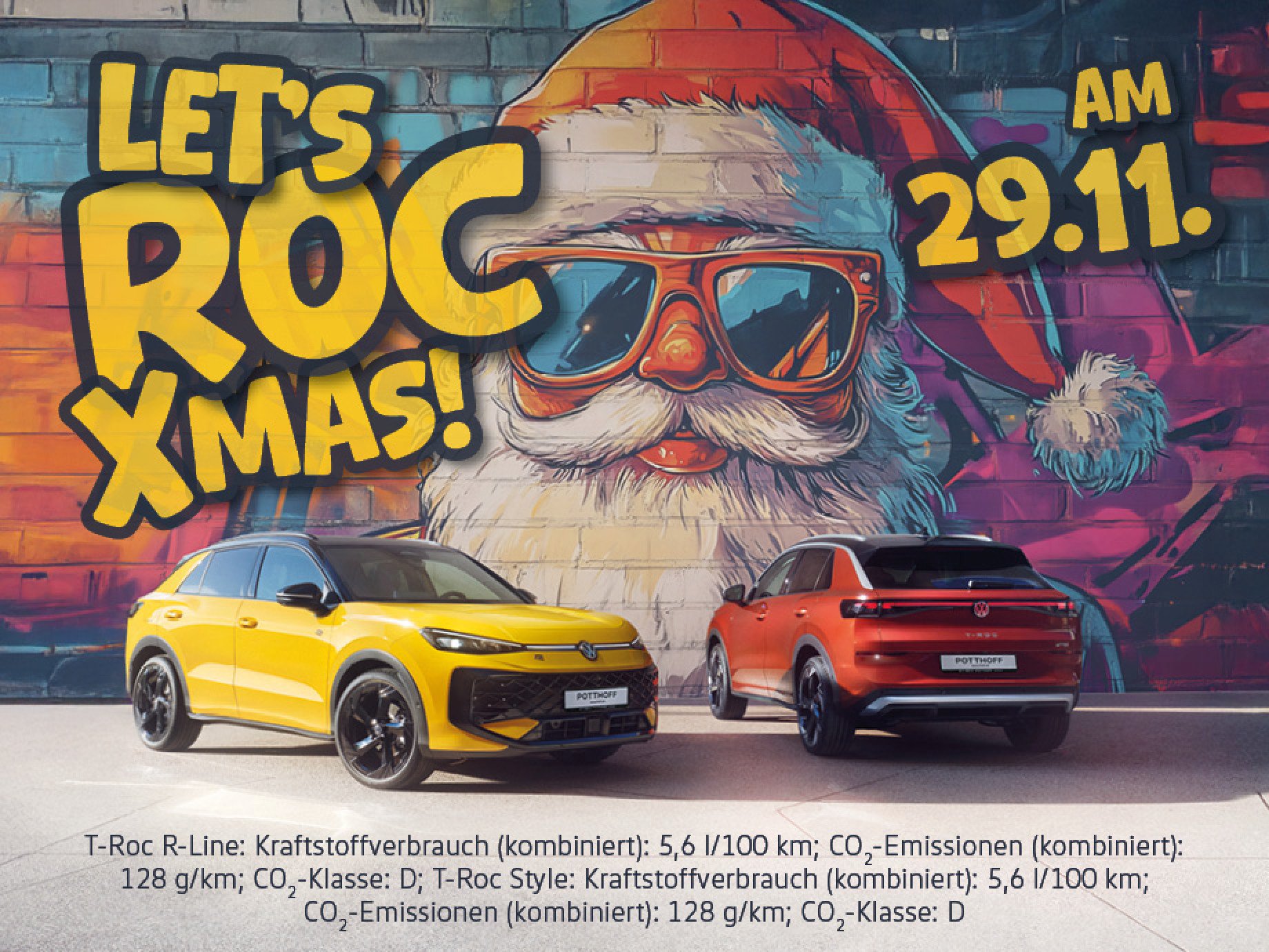 Ein Weihnachtsmarkt, der rockt – Das Highlight im November: Let’s ROC X-MAS im Autohaus PO...
