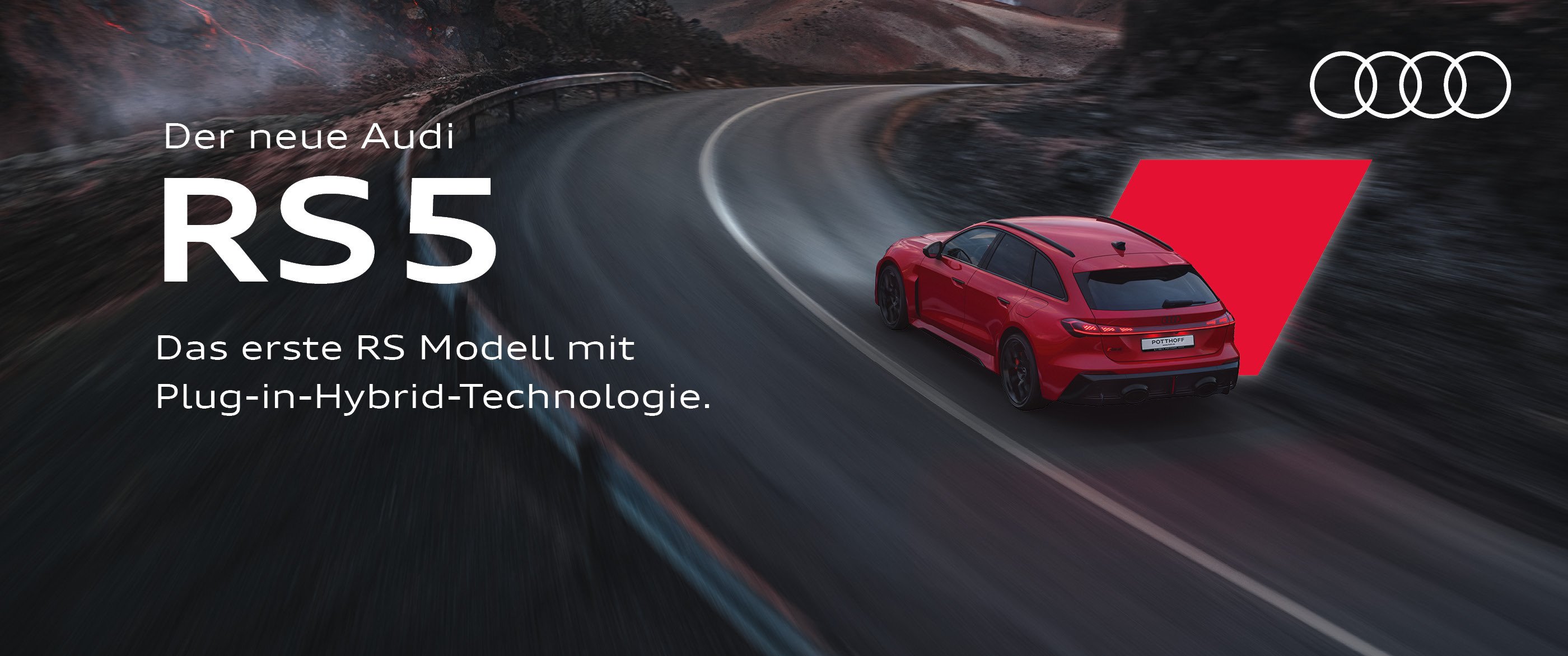 Herobild: Erleben Sie die Premiere des neuen Audi RS 5 im Autohaus POTTHOFF!