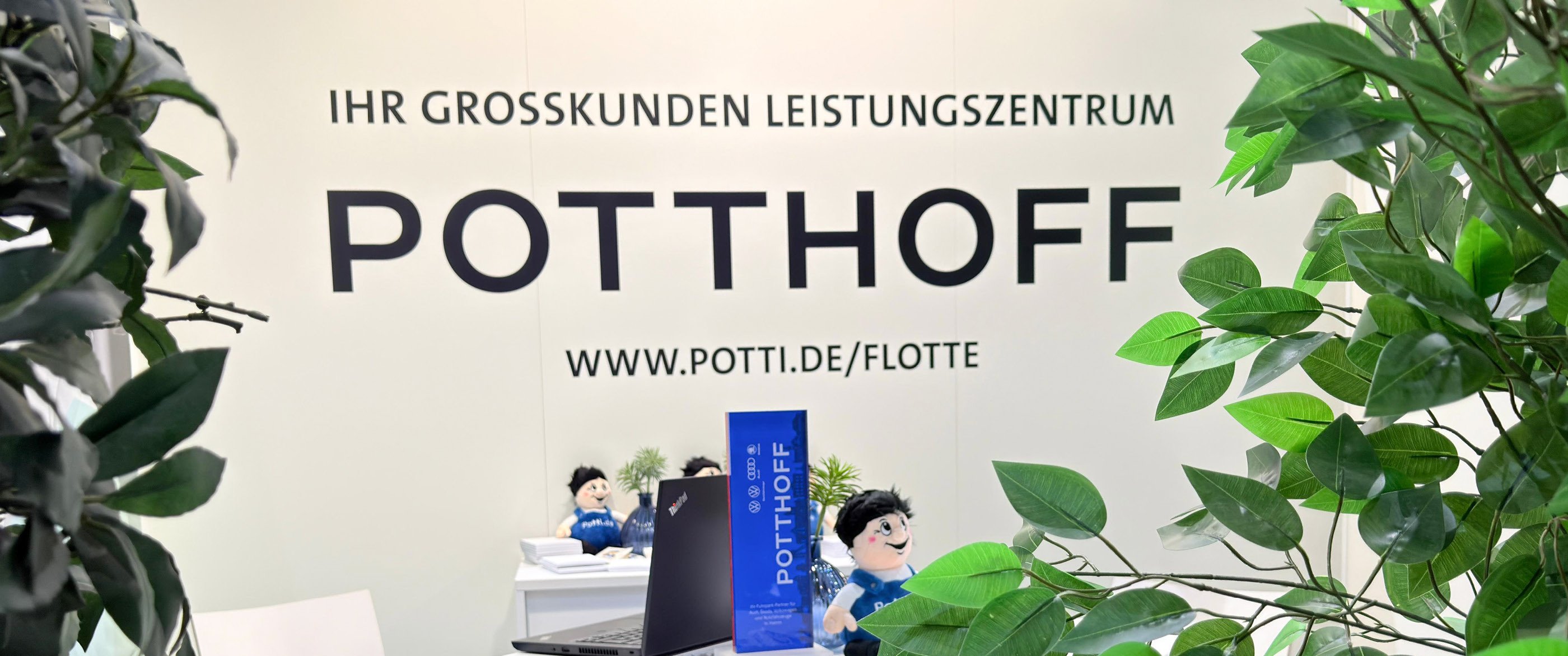 Herobild: Autohaus POTTHOFF meets Flotte! Der Branchentreff 2026 in Düsseldorf.