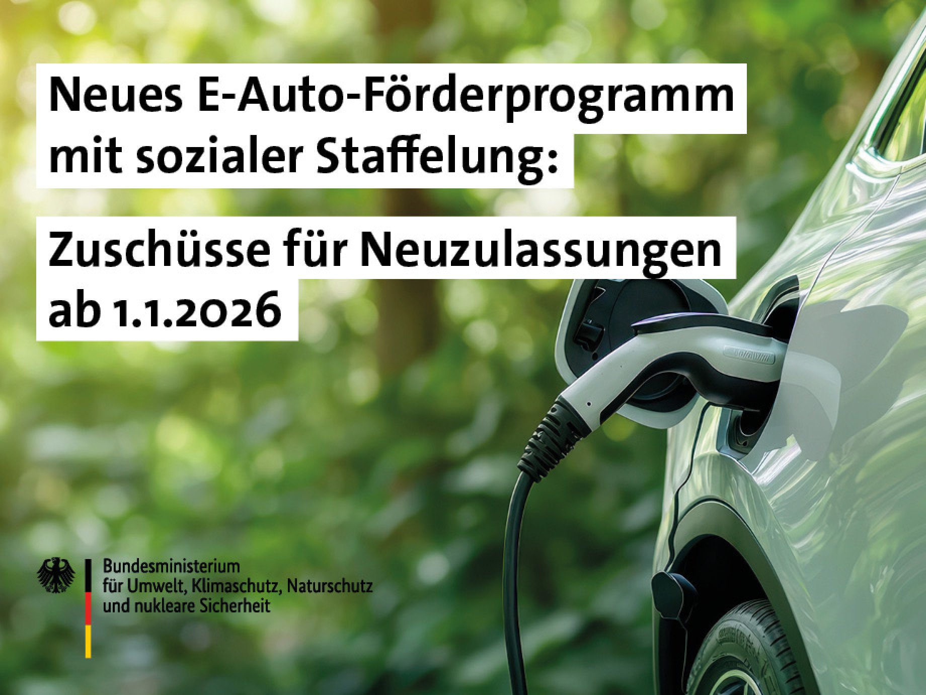 Neue E-Auto-Förderung 2026 – Jetzt lohnt sich der Umstieg doppelt! ⚡🚗