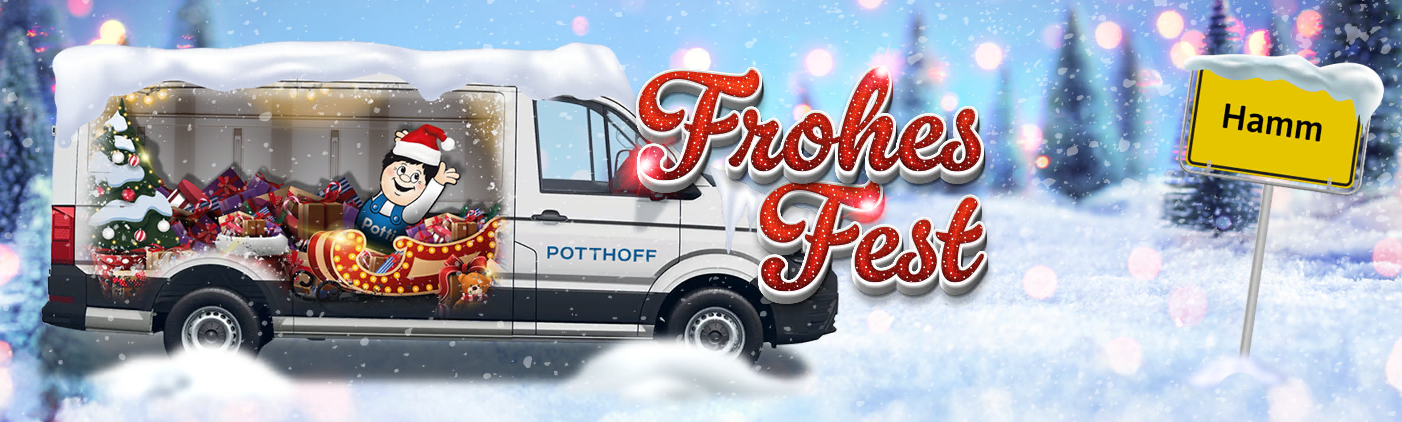 Herobild: POTTHOFF wünscht Ihnen ein besinnliches und Frohes Fest