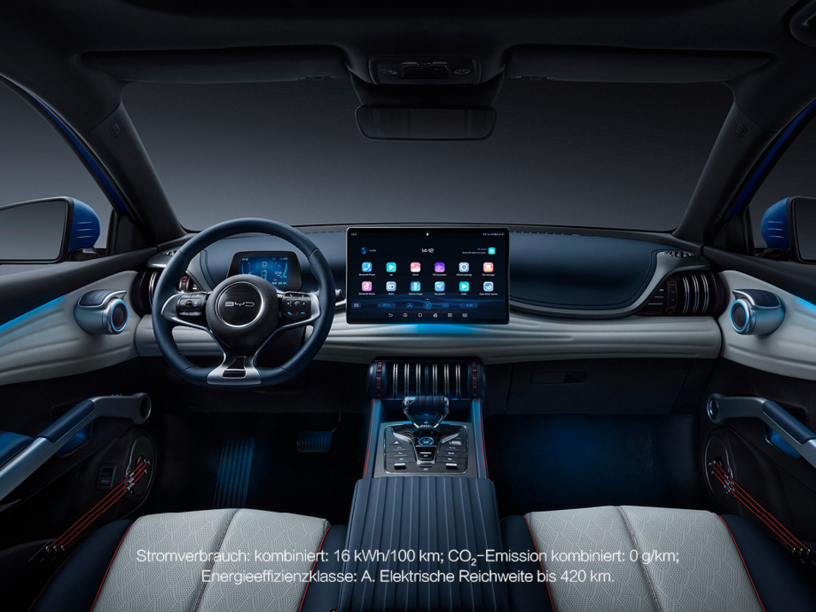 Illustration: POTTHOFF bewegt elektrisch – jetzt brandneu bei uns, der BYD ATTO 3 voller Energie und Stil!