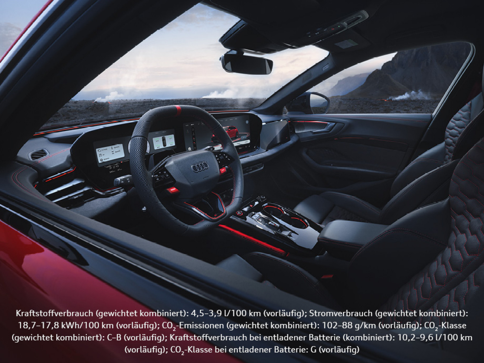 Illustration: Der neue Audi RS 5 Avant¹ und RS 5 Limousine². Boost your drive im Autohaus POTTHOFF!