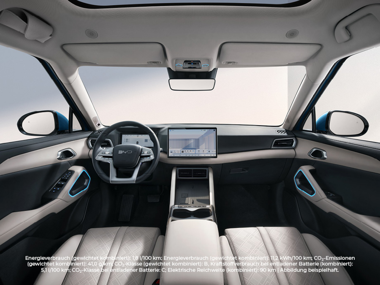Illustration: BYD ATTO 2 DM-i Boost bei POTTHOFF – Hybridpower, die weiter denkt. Jetzt einsteigen.