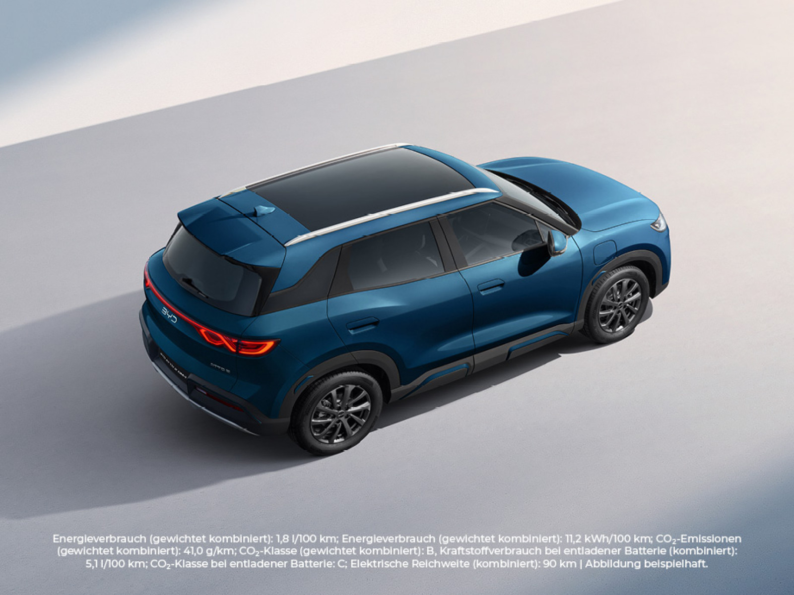 Illustration: BYD ATTO 2 DM-i Boost bei POTTHOFF – Hybridpower, die weiter denkt. Jetzt einsteigen.