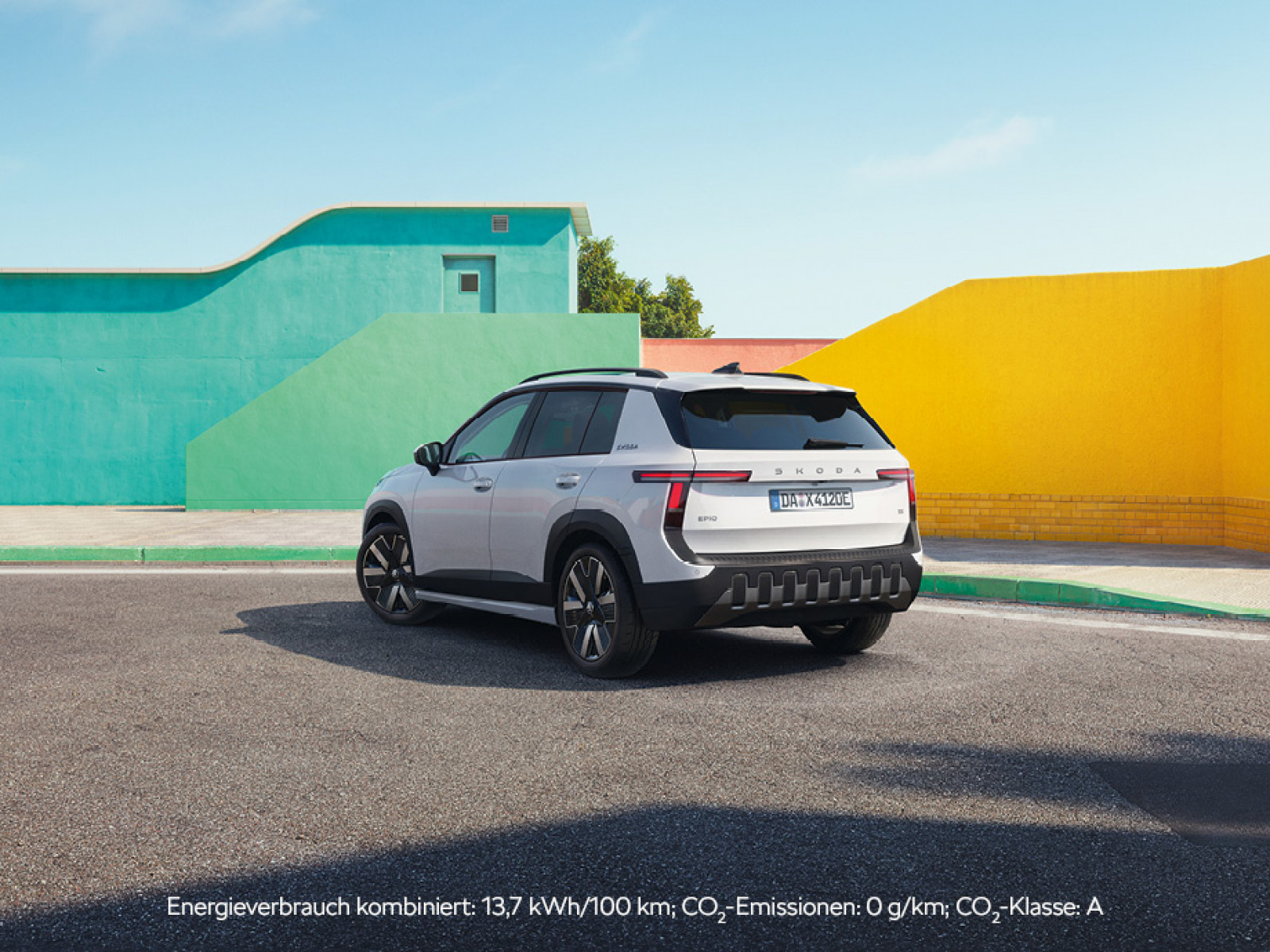 Illustration: Der neue Škoda Epiq im Privat- und Gewerbeleasing schon ab epischen 99,- €¹ mtl.!