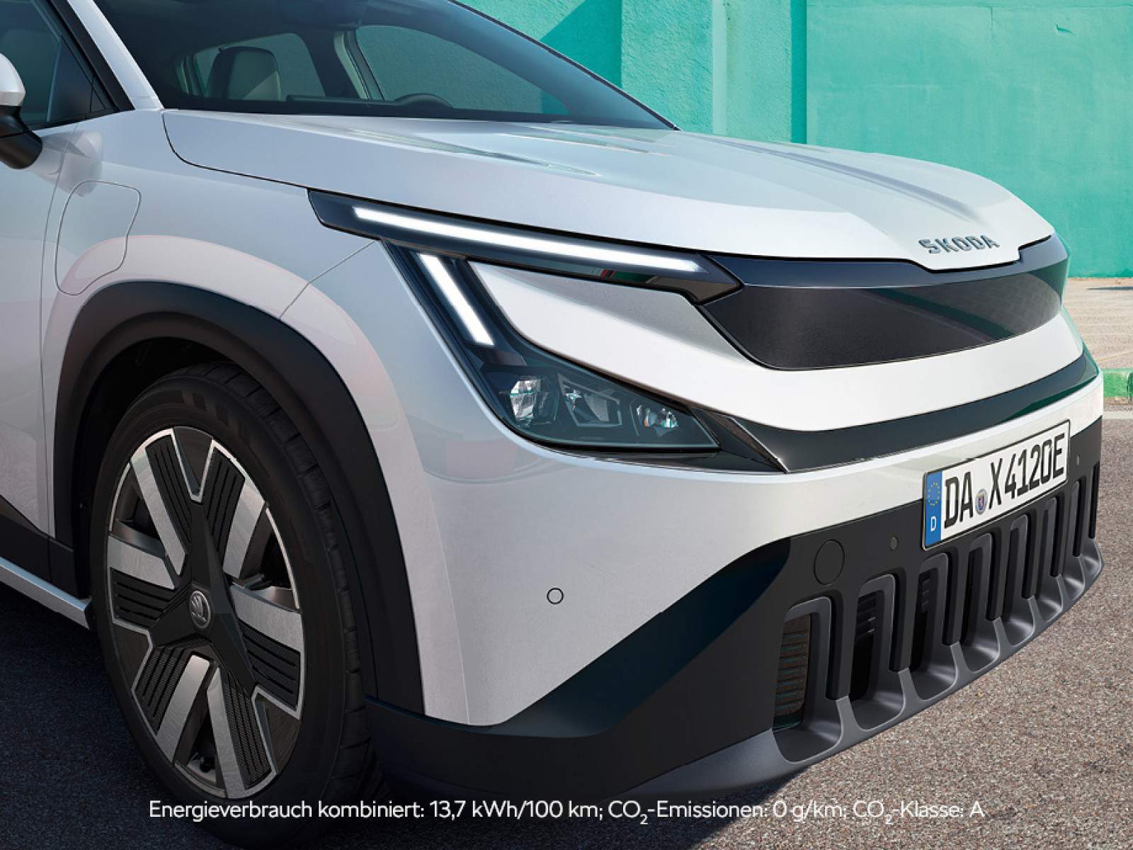 Illustration: Der neue Škoda Epiq im Privat- und Gewerbeleasing schon ab epischen 99,- €¹ mtl.!