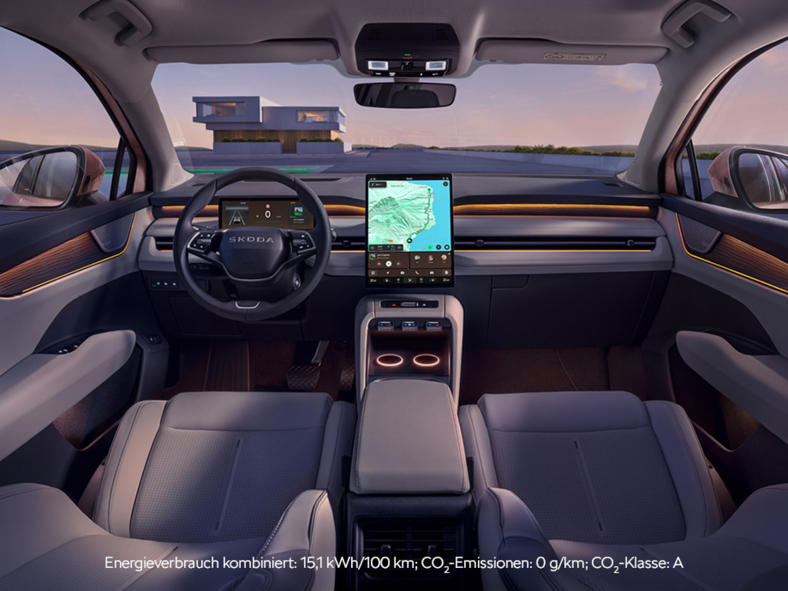Illustration: Sind Sie bereit für den Gipfel? Der Škoda Peaq im Privat- und Gewerbeleasing ab 279,- €¹ im Autohaus POTTHOFF.