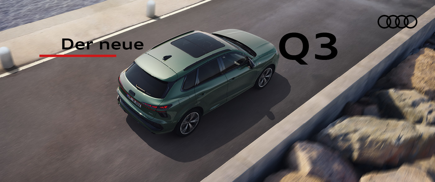 Der neue Audi Q3 SUV – demnächst bei POTTHOFF verfügbar.