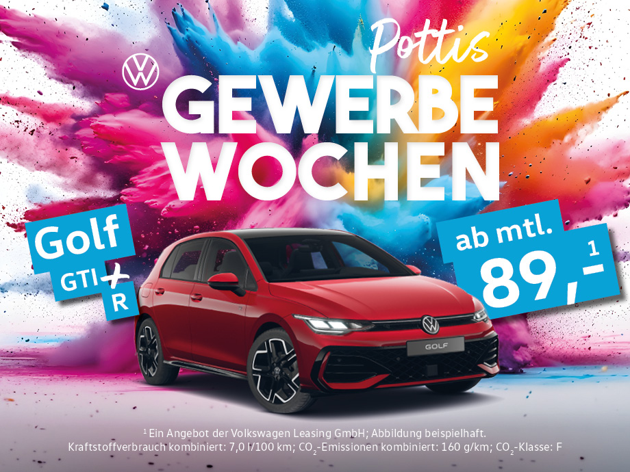 Sichern Sie sich Ihren VW Golf GTI oder darf es etwas meh(R) sein? –  jetzt im Leasing für...