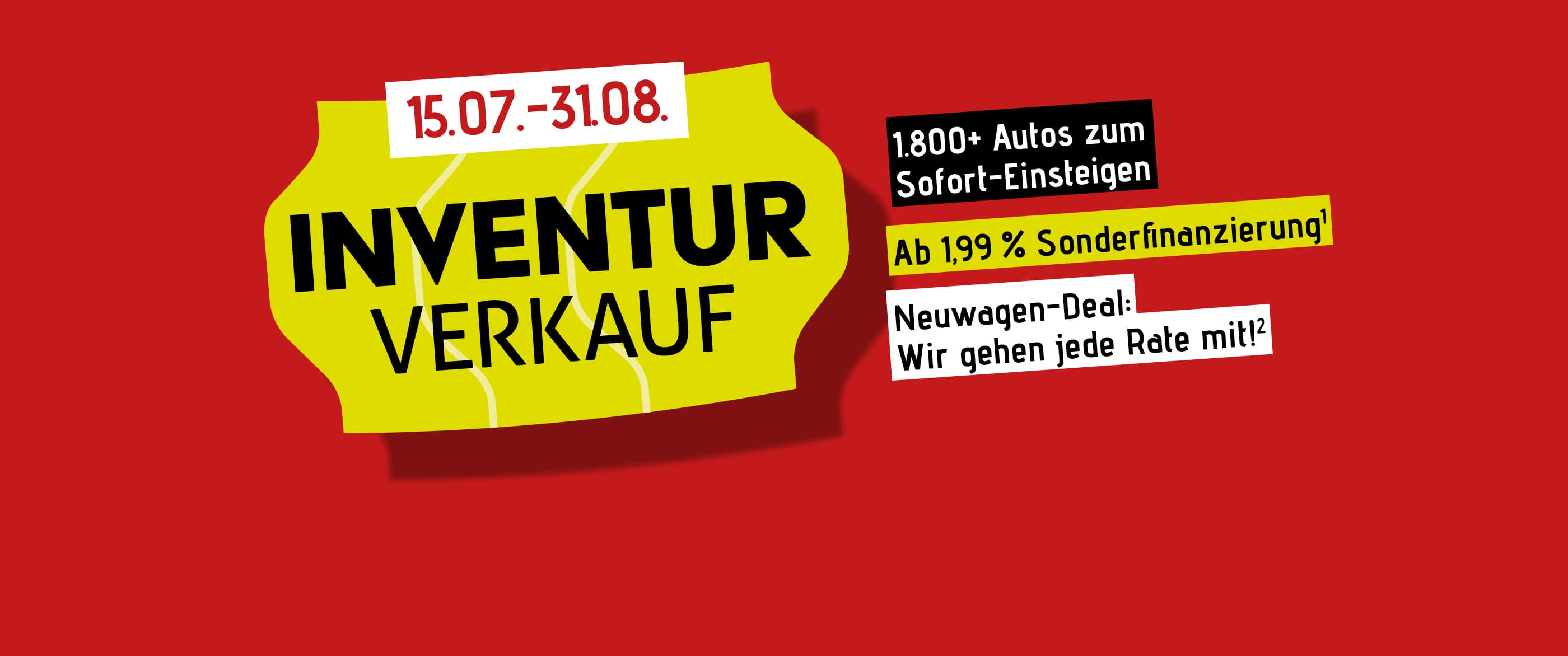 Herobild: Inventurverkauf im Autohaus POTTHOFF – Ihre Chance auf Top-Angebote und das Rund...
