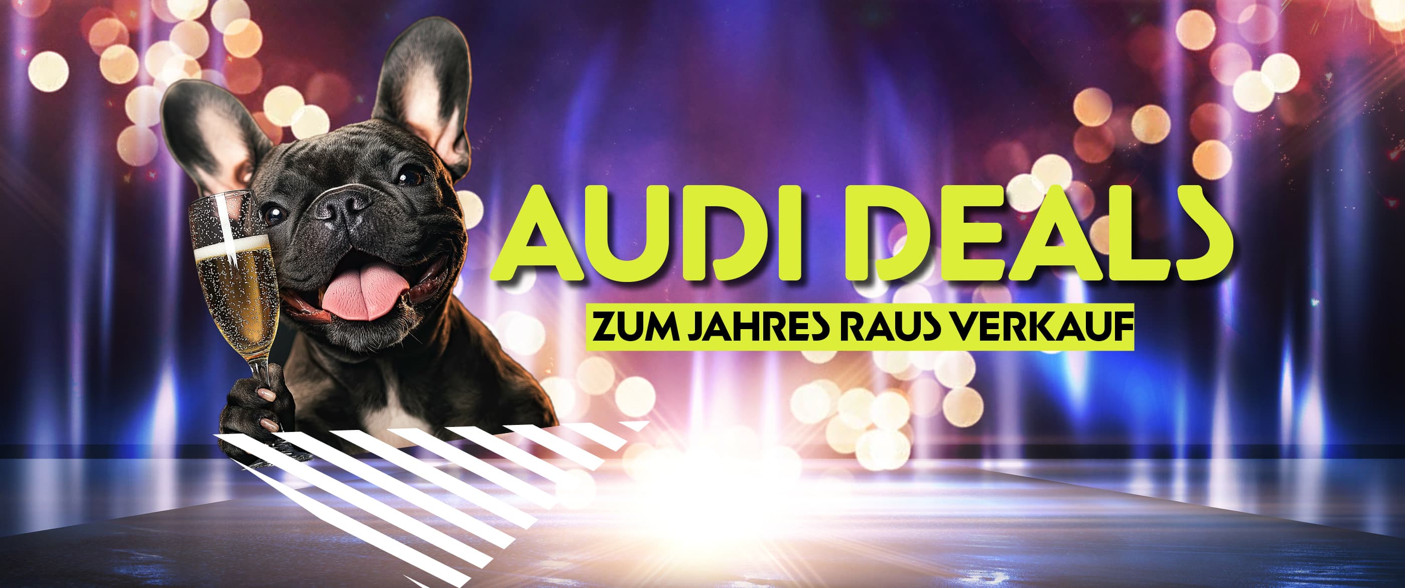 Herobild: Elektrisierende Angebote für ihr Business – Unsere Audi Deals zum Jahres Raus Ve...