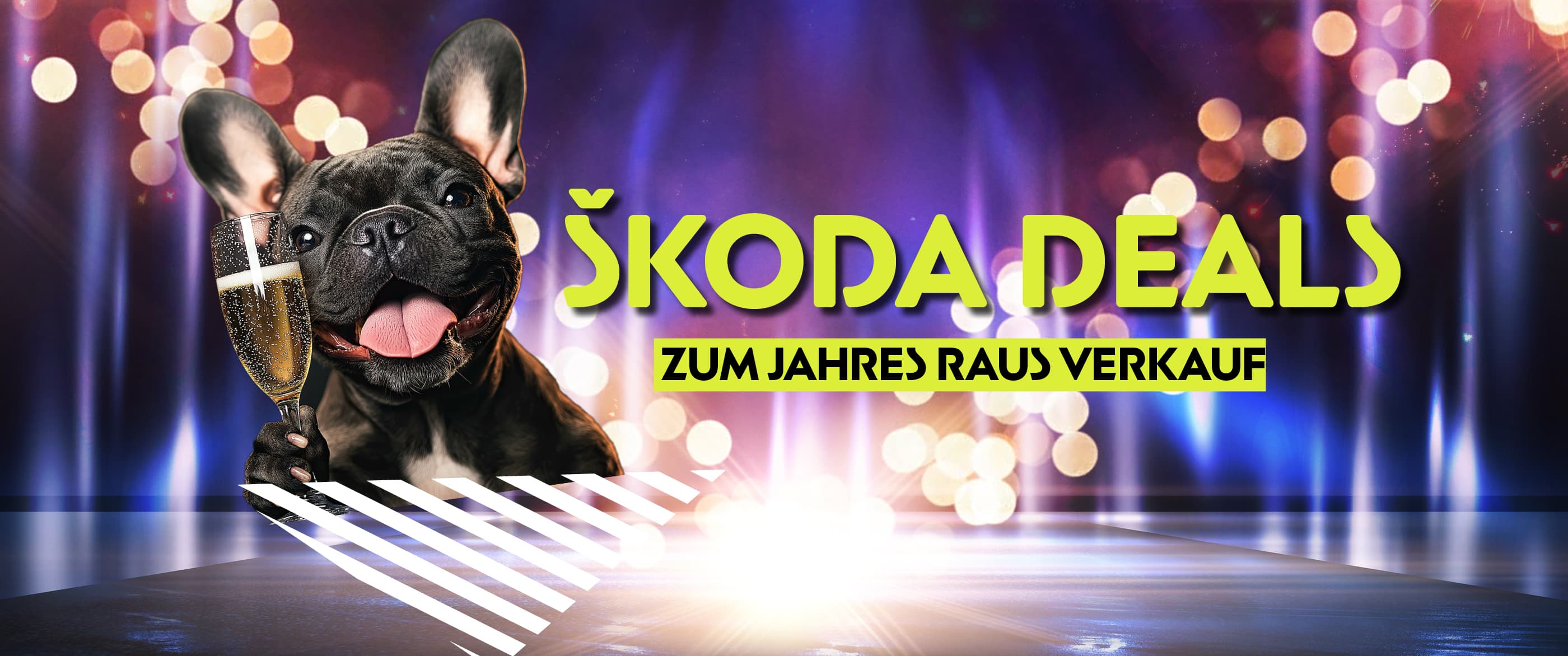 Herobild: Clever sparen, smart fahren – Unsere Škoda Deals zum Jahres Raus Verkauf bei POT...