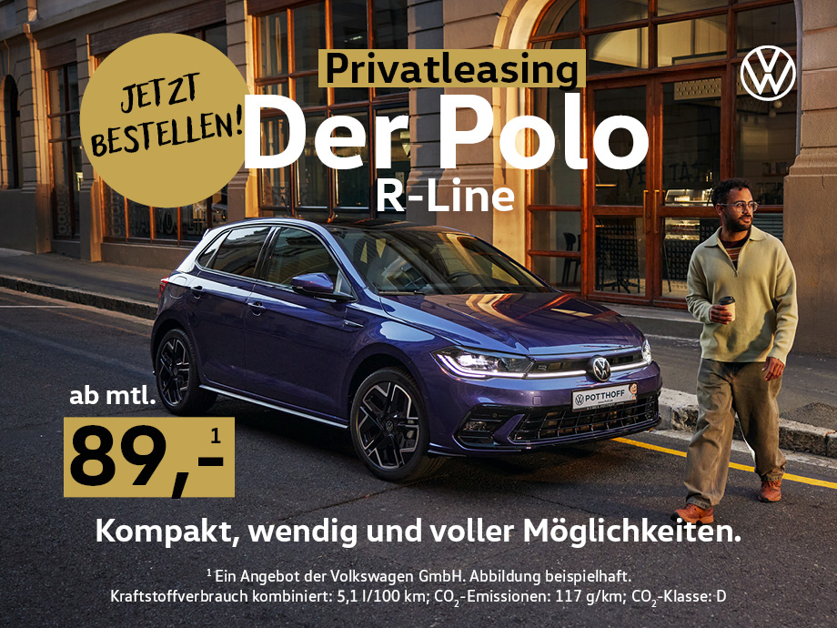 Illustration zur Abbildung des Angebotes: Jetzt bestellen! Sichern Sie sich den VW Polo R-Li...