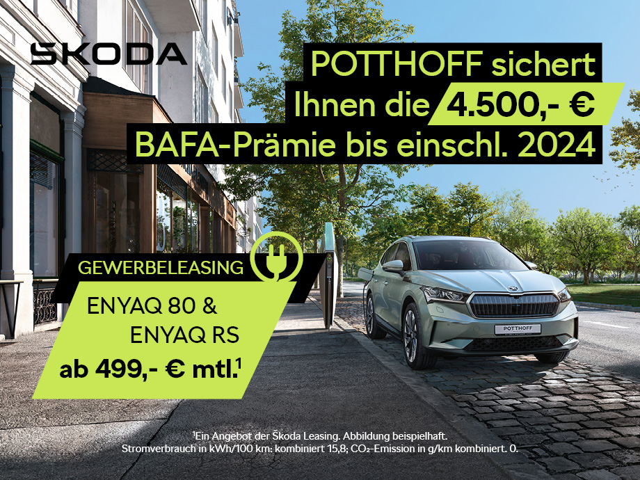 POTTHOFF sichert Ihnen die BAFA-Prämie zu! Profitieren Sie jetzt als Gewerbekunde von 4.500,- € Prämie.