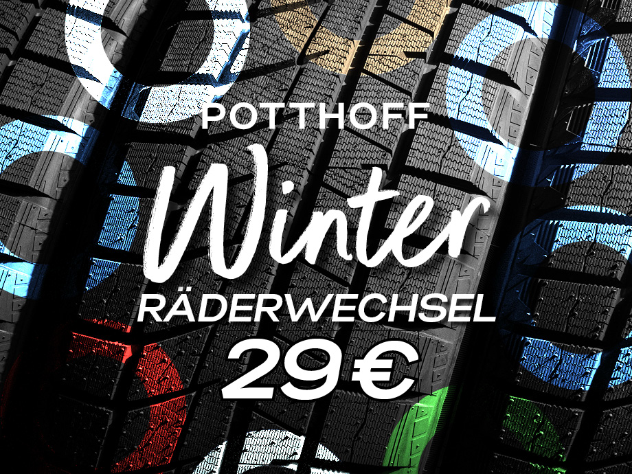 Profilwechsel bei POTTHOFF! Mit dem Herbst kommen unsere Räderwechseltage!