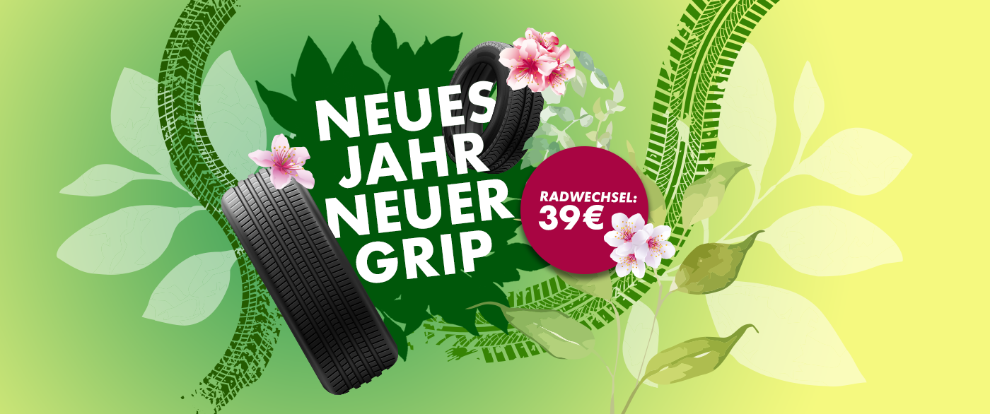 Herobild: Neues Jahr, neuer Grip! Jetzt einen Termin zu den Räderwechsel-Tagen bei POTTHOF...