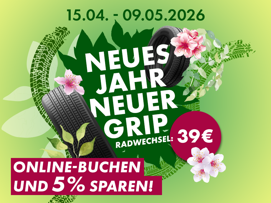 Neues Jahr, neuer Grip! Jetzt einen Termin zu den Räderwechsel-Tagen bei POTTHOFF vereinba...