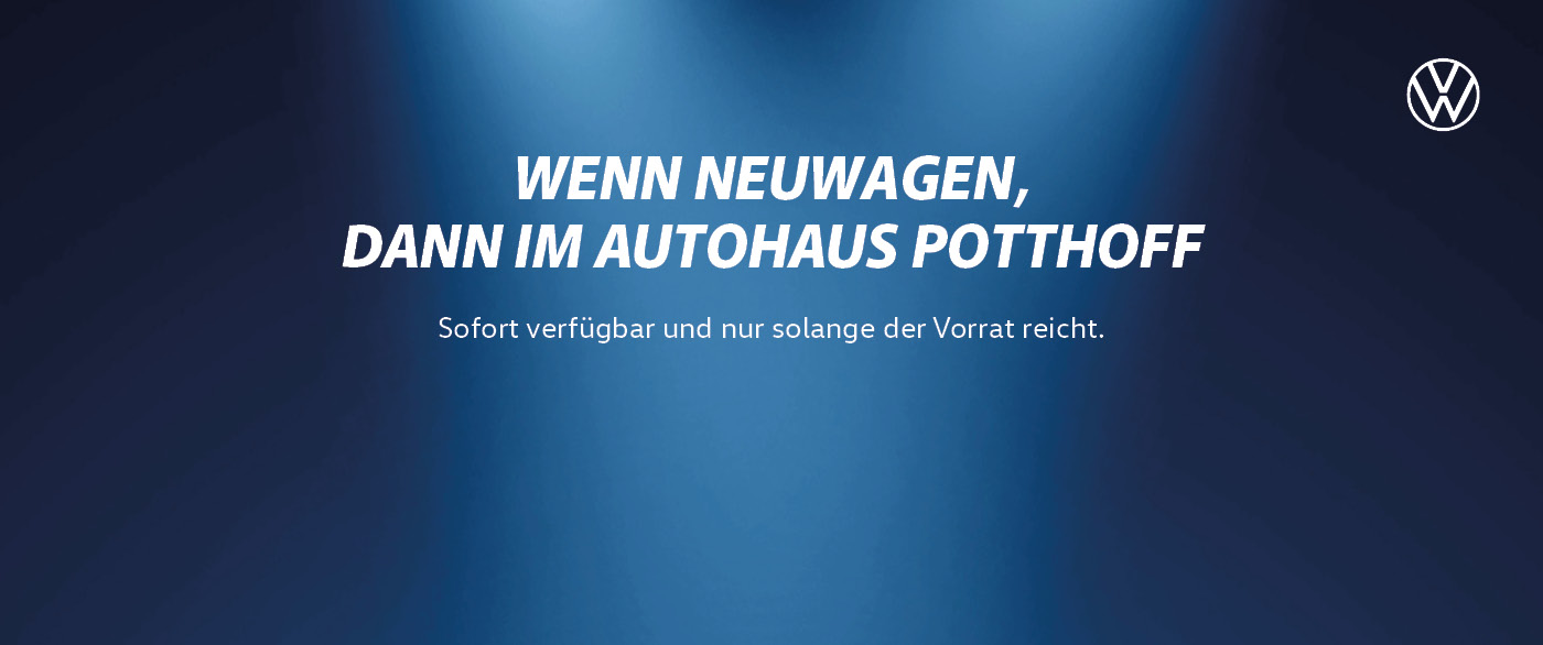 Herobild: T-Roc Lagerwochen bei POTTHOFF – Jetzt einsteigen. Ab 199,- €¹ monatlich privat...