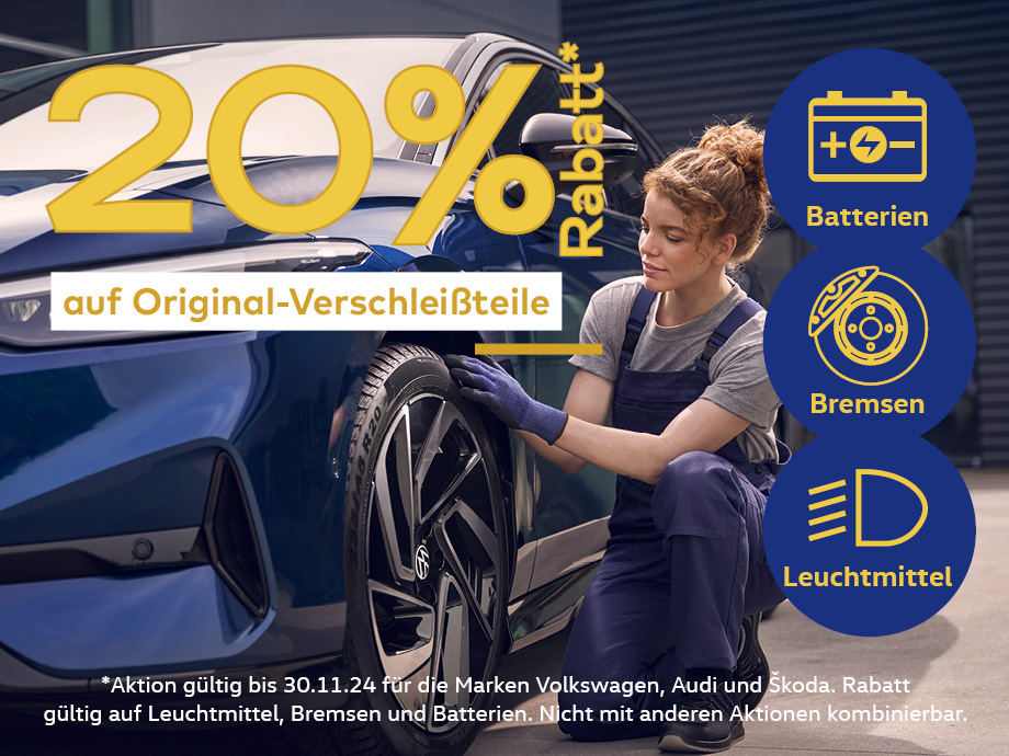 Vorteils-Wochen bei POTTHOFF! Noch bis zum 31.10.2023 volle 20 % Rabatt* auf Original-Verschleißteile sichern!