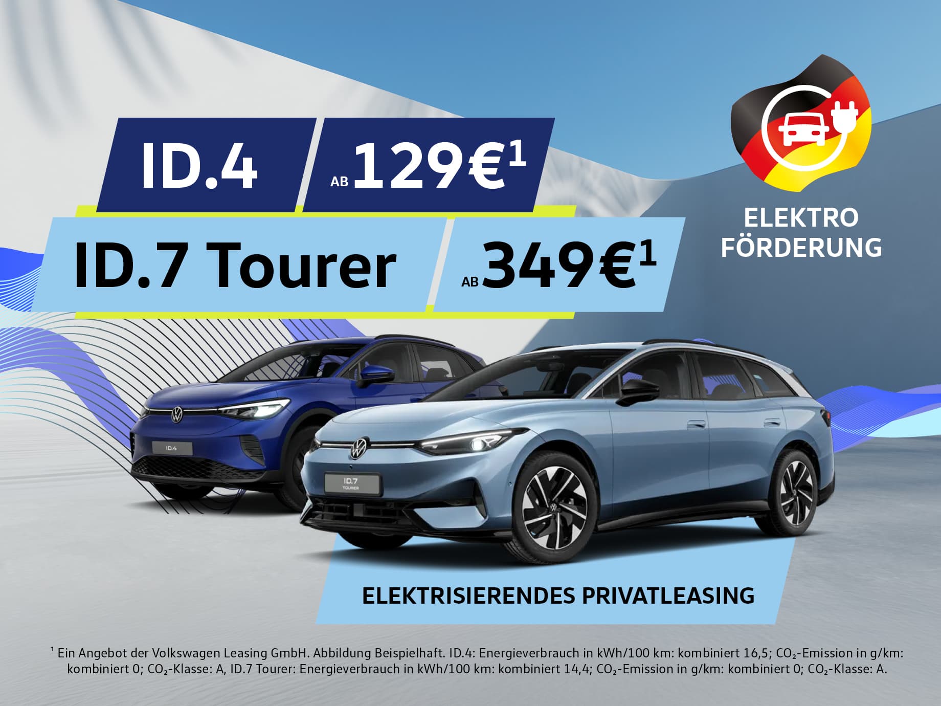 Der VW ID.4 und ID.7 Tourer bei POTTHOFF – Elektrisierende Angebote für Ihren Alltag.