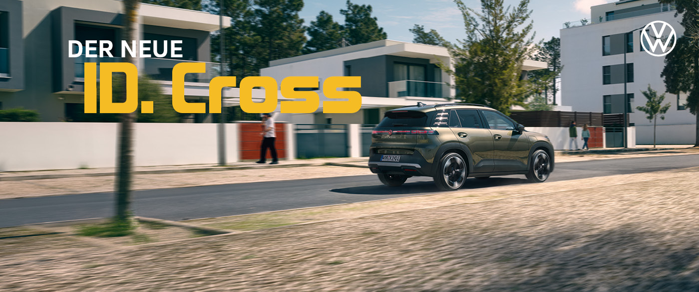 Herobild: Die Zukunft steht vor der Tür. Der neue VW ID. Cross im Privatleasing schon ab 1...