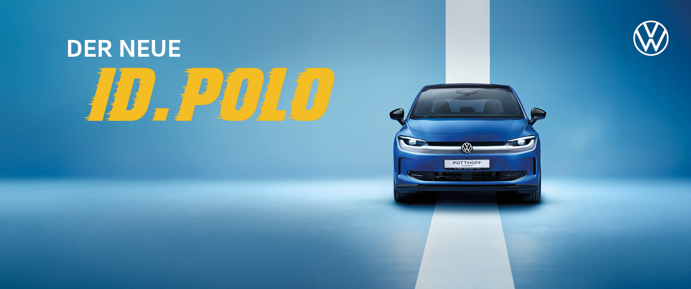 Herobild: Es lohnt sich schnell zu sein: Der VW ID. Polo im Privatleasing ab 79,- €¹ mtl.