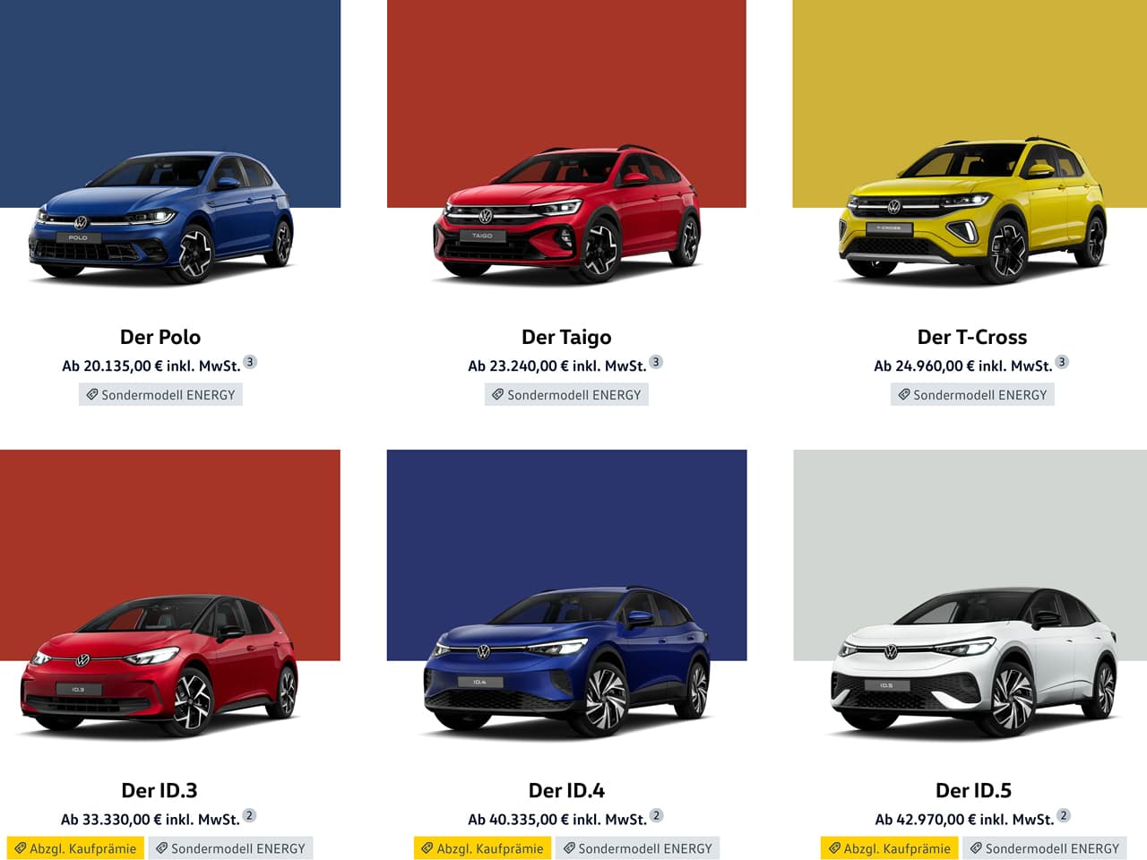 Illustration zur Abbildung des Angebotes: Konfigurieren Sie Ihren neuen Volkswagen