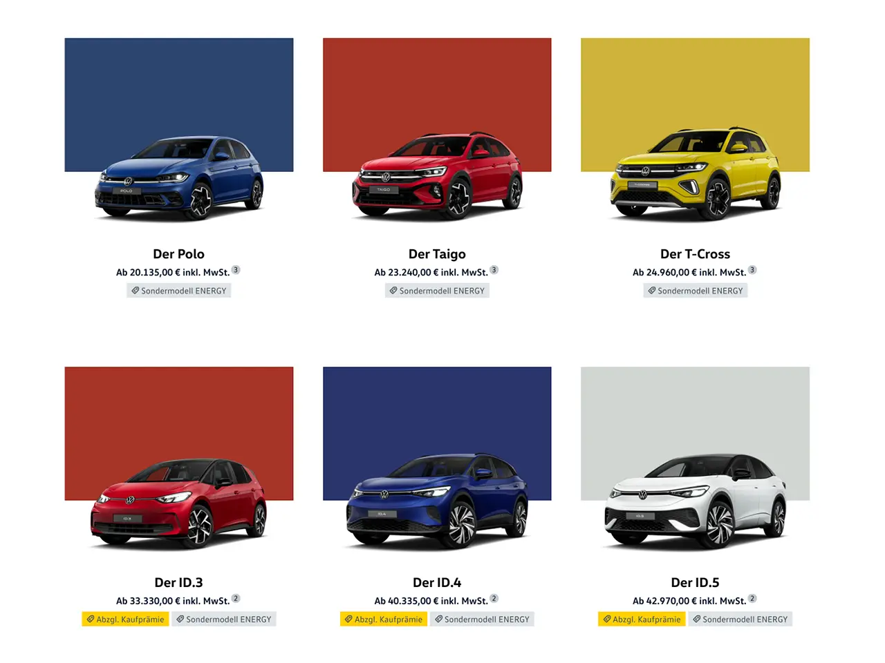 Illustration zur Abbildung des Angebotes: Konfigurieren Sie Ihren neuen Volkswagen