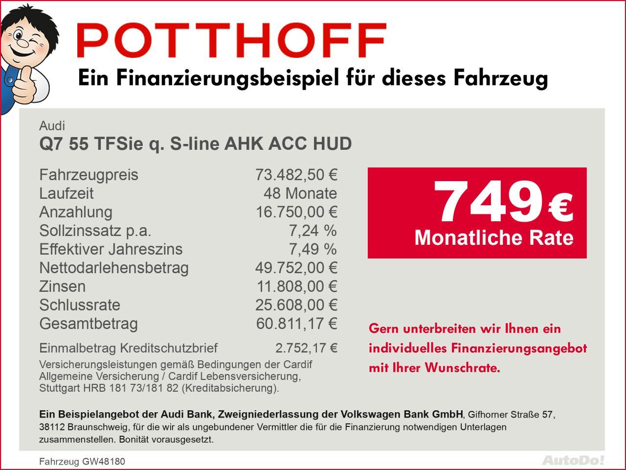 Audi Q7 55 TFSie q. S-lineAHK ACC HUD