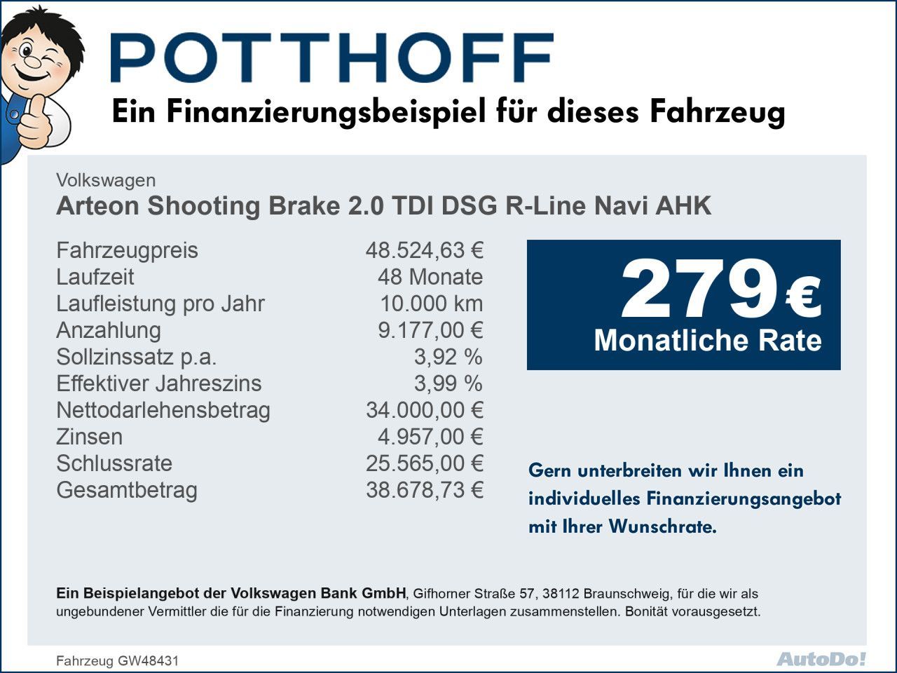 Volkswagen Arteon Shooting Brake 2.0 TDI DSG R-LineNavi AHK IQ.Light ACC Sitzhzg