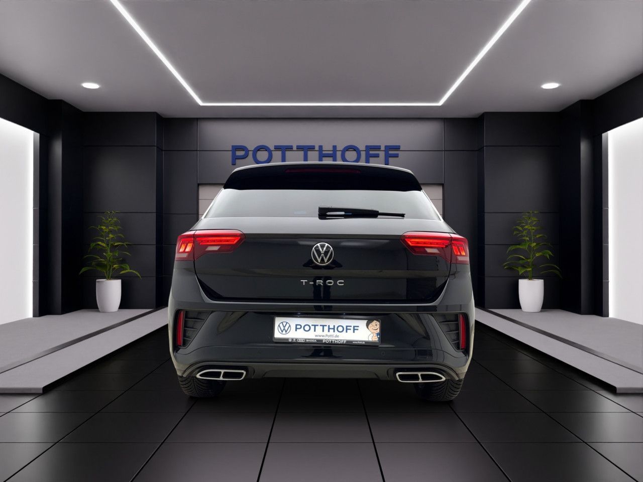 Volkswagen T-Roc 2.0 TDI DSG R-Line Navi AHK LED+ RearView