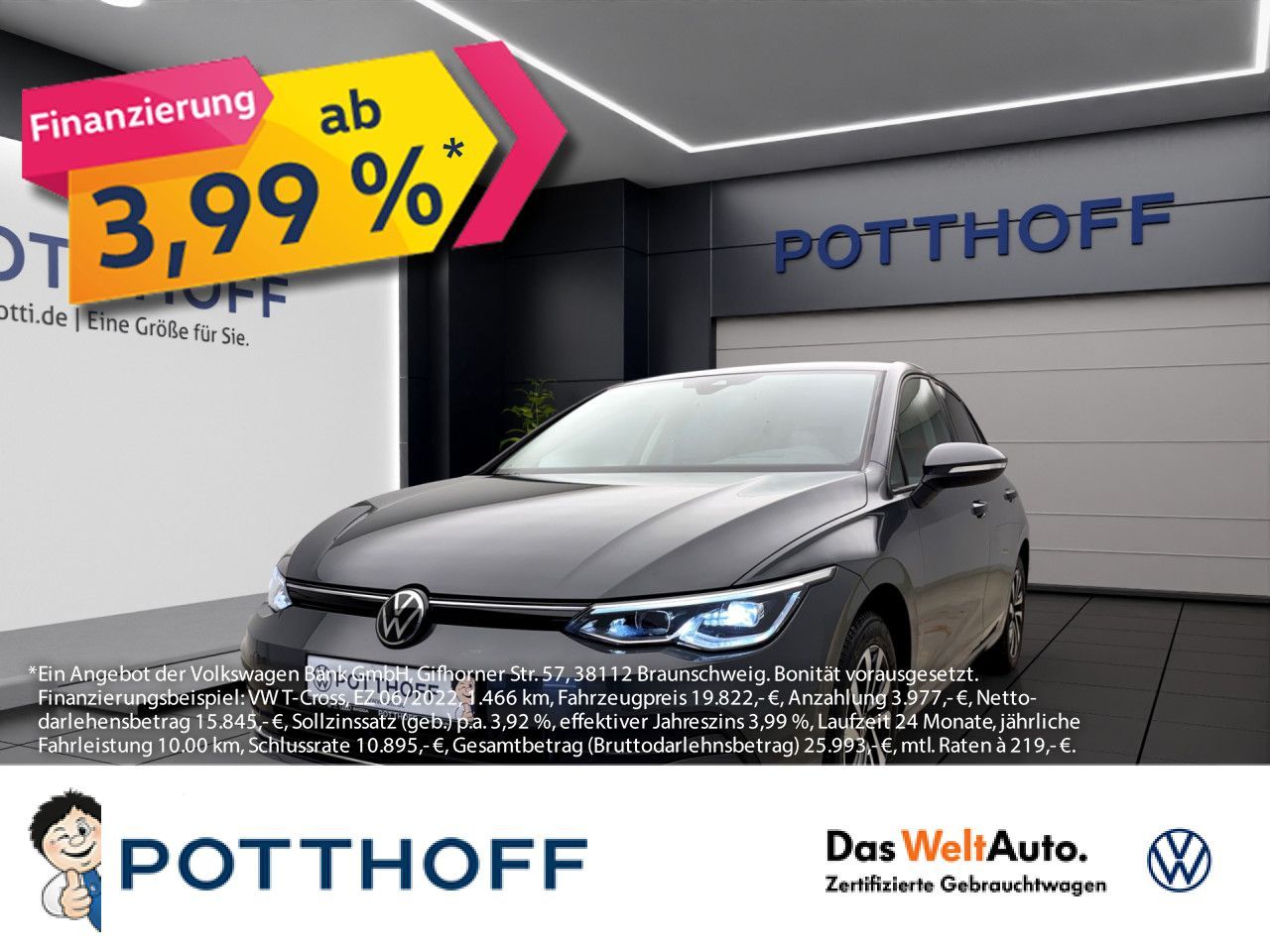 Volkswagen Golf 8 1.5 TSI ActiveStandhzg Navi ACC IQ.Drive LED+