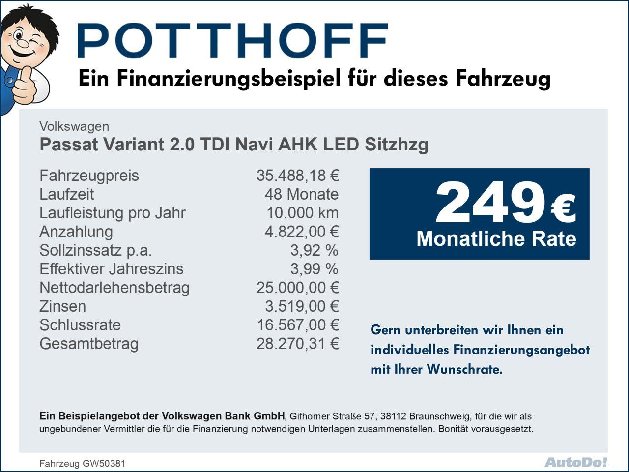 Volkswagen Passat Variant 2.0 TDI AHK PDC LED Navi AppConnect Winter