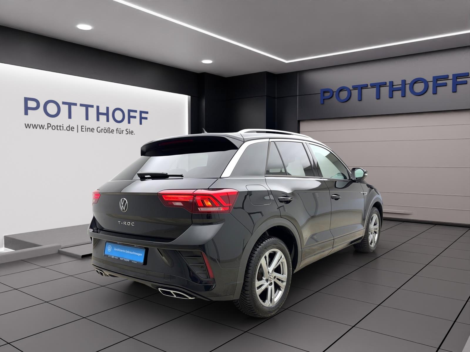 Volkswagen T-Roc 2.0 TDI DSG R-Line Navi AHK ACC LED+ RearView
