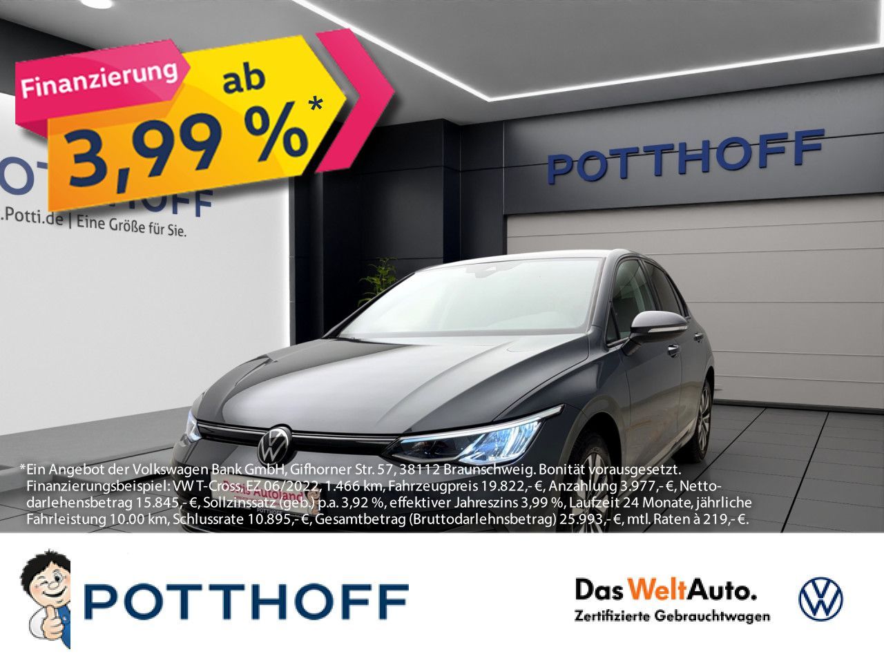 Volkswagen Golf 8 2.0 TDI DSG Move Navi AHK ACC LED RearView