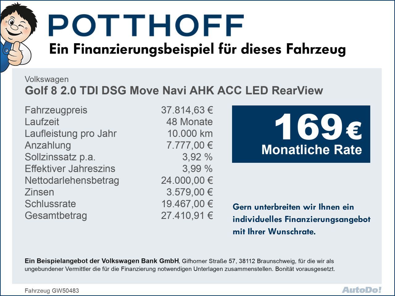 Volkswagen Golf 8 2.0 TDI DSG Move Navi AHK ACC LED RearView