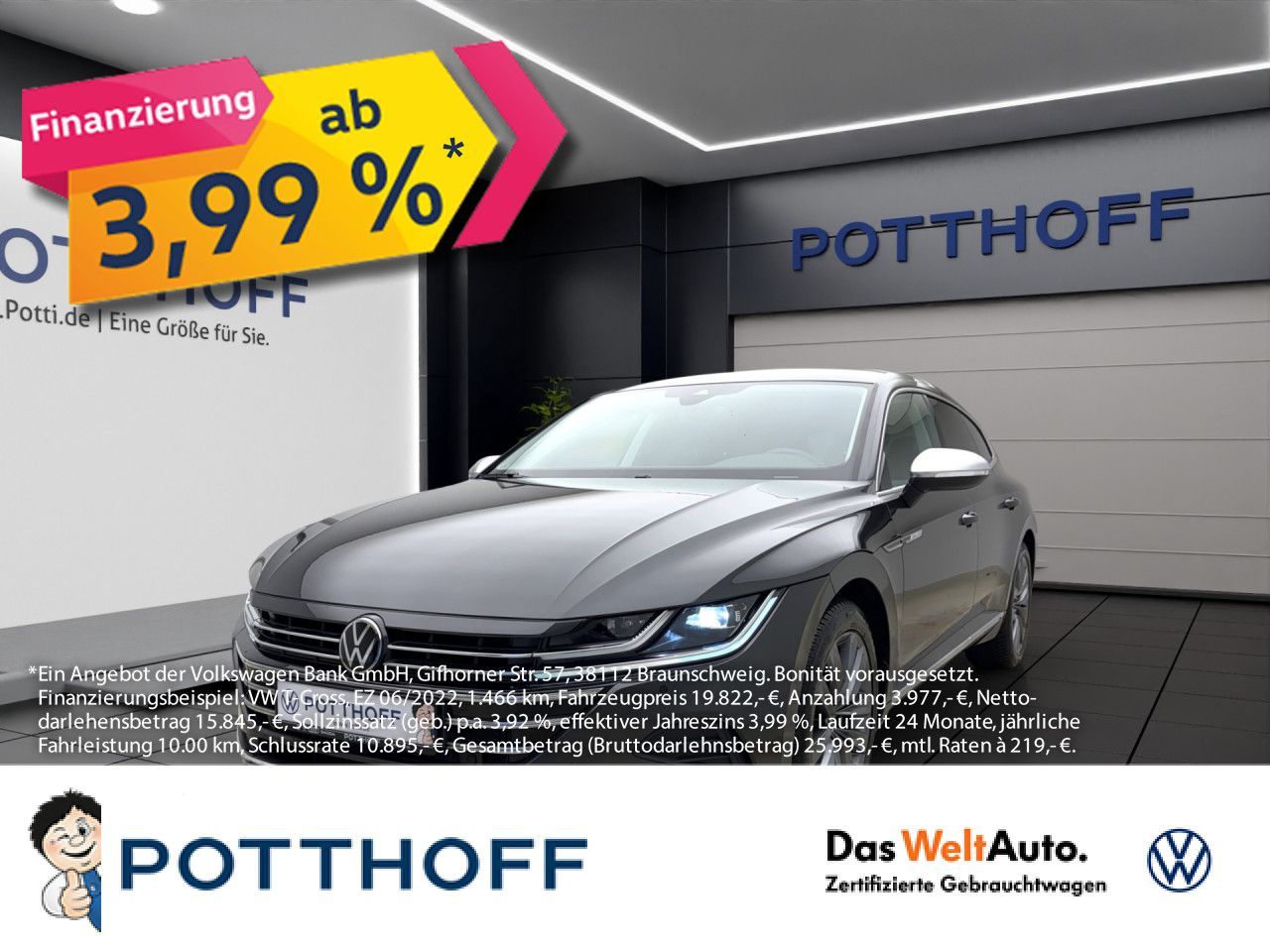Volkswagen Arteon Shooting Brake 2.0 TDI DSG EleganceNavi AHK ACC LED RearView