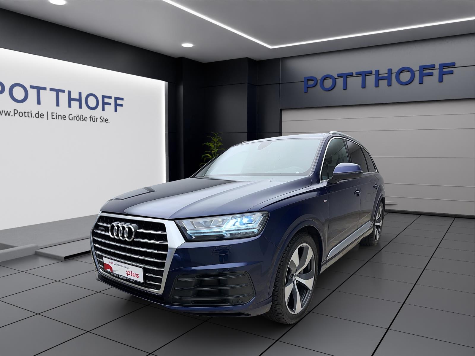 Audi Q7 50 TDI q S line 7-Sitzer Pano AHK PDC Kamera LED B&O