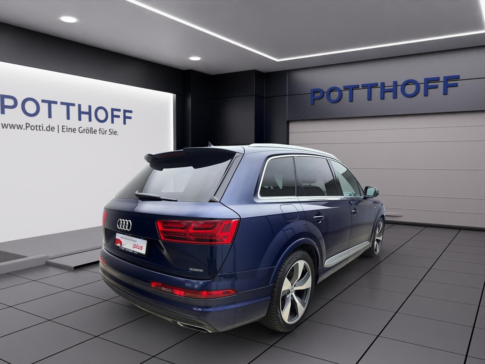 Audi Q7 50 TDI q S line 7-Sitzer Pano AHK PDC Kamera LED B&O