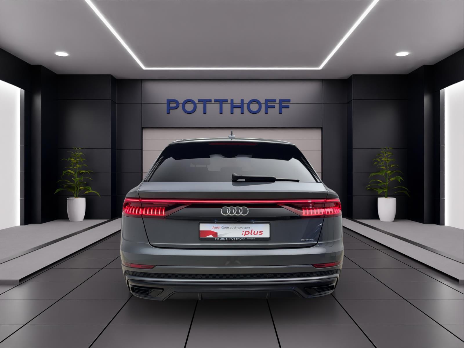 Audi Q8 50 TDI q S line Leder Pano AHK ACC 360° LED B&O HUD