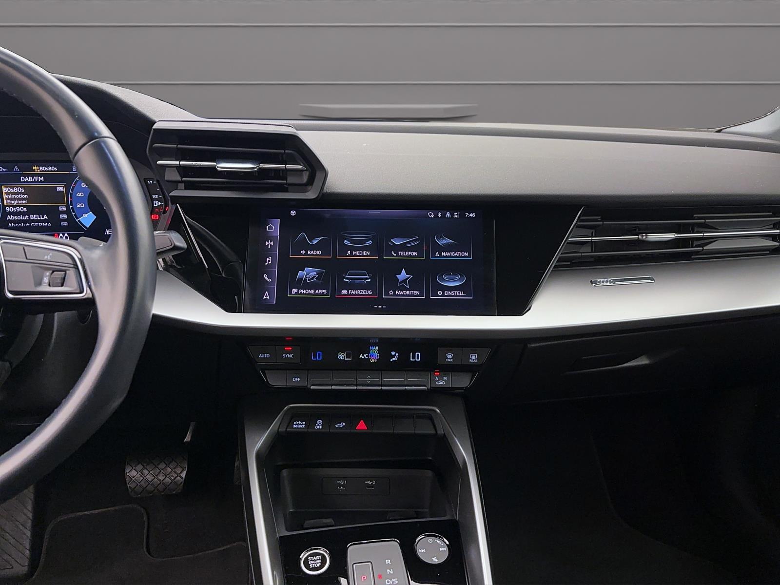 Audi A3 Sportback 40 TFSIe Klima Smartphone Tempo