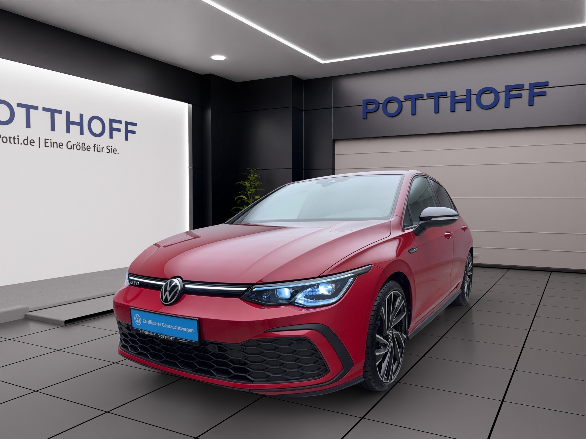 Volkswagen Golf 8 2.0 TDI DSG GTD BlackStyle Standhzg IQ.Light Navi RearView