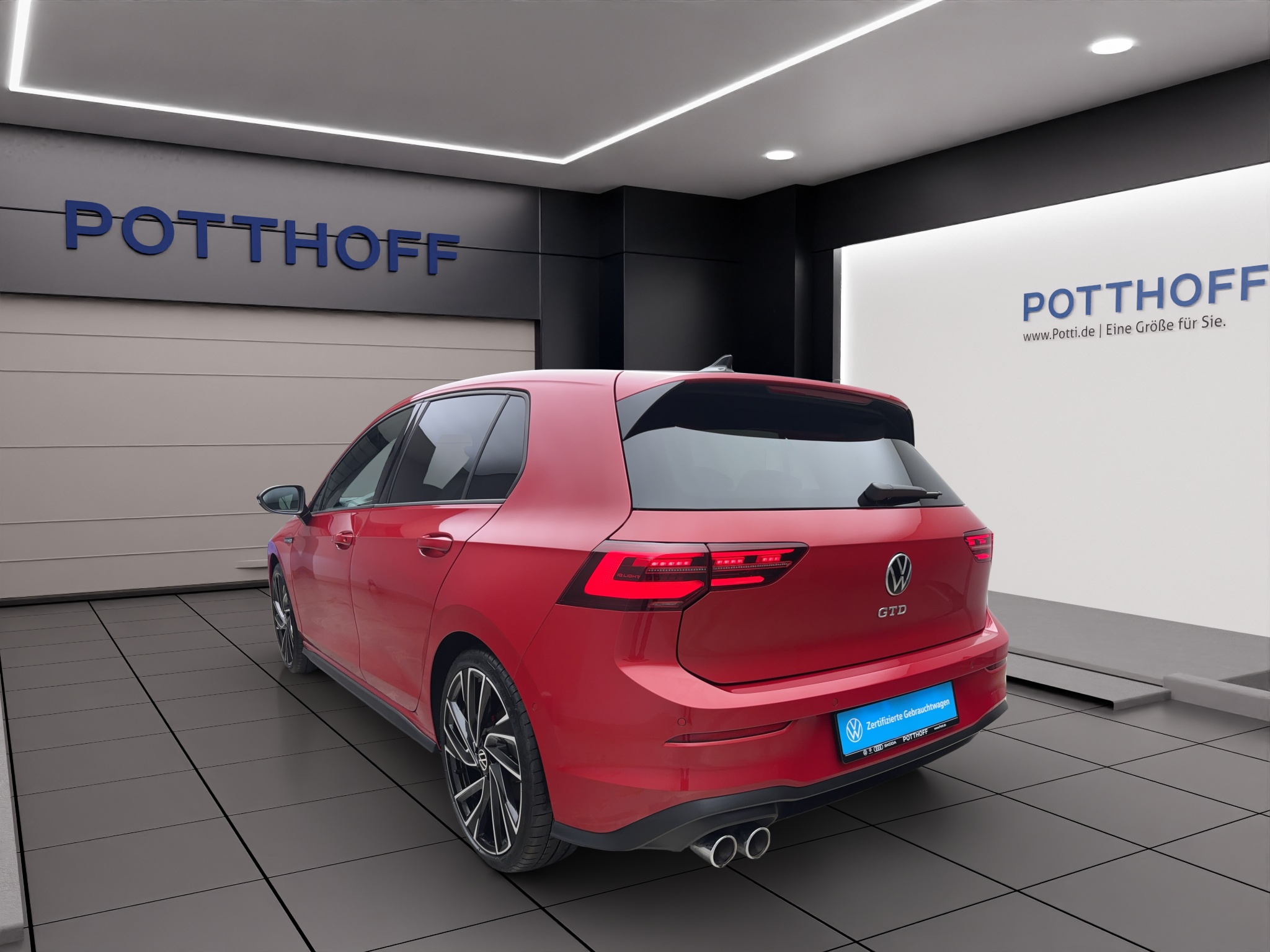 Volkswagen Golf 8 2.0 TDI DSG GTD BlackStyle Standhzg IQ.Light Navi RearView