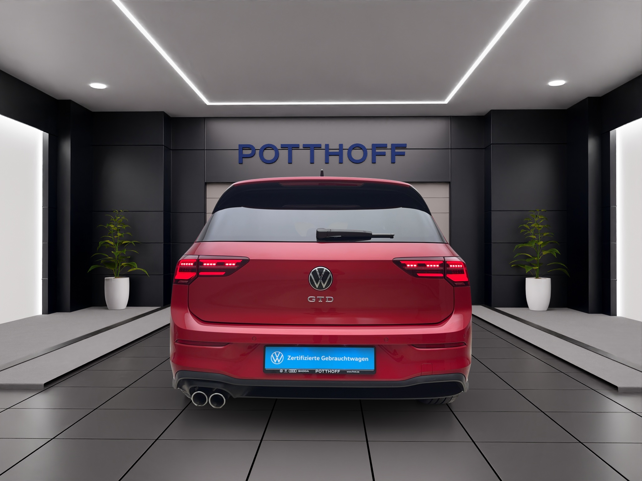 Volkswagen Golf 8 2.0 TDI DSG GTD BlackStyle Standhzg IQ.Light Navi RearView