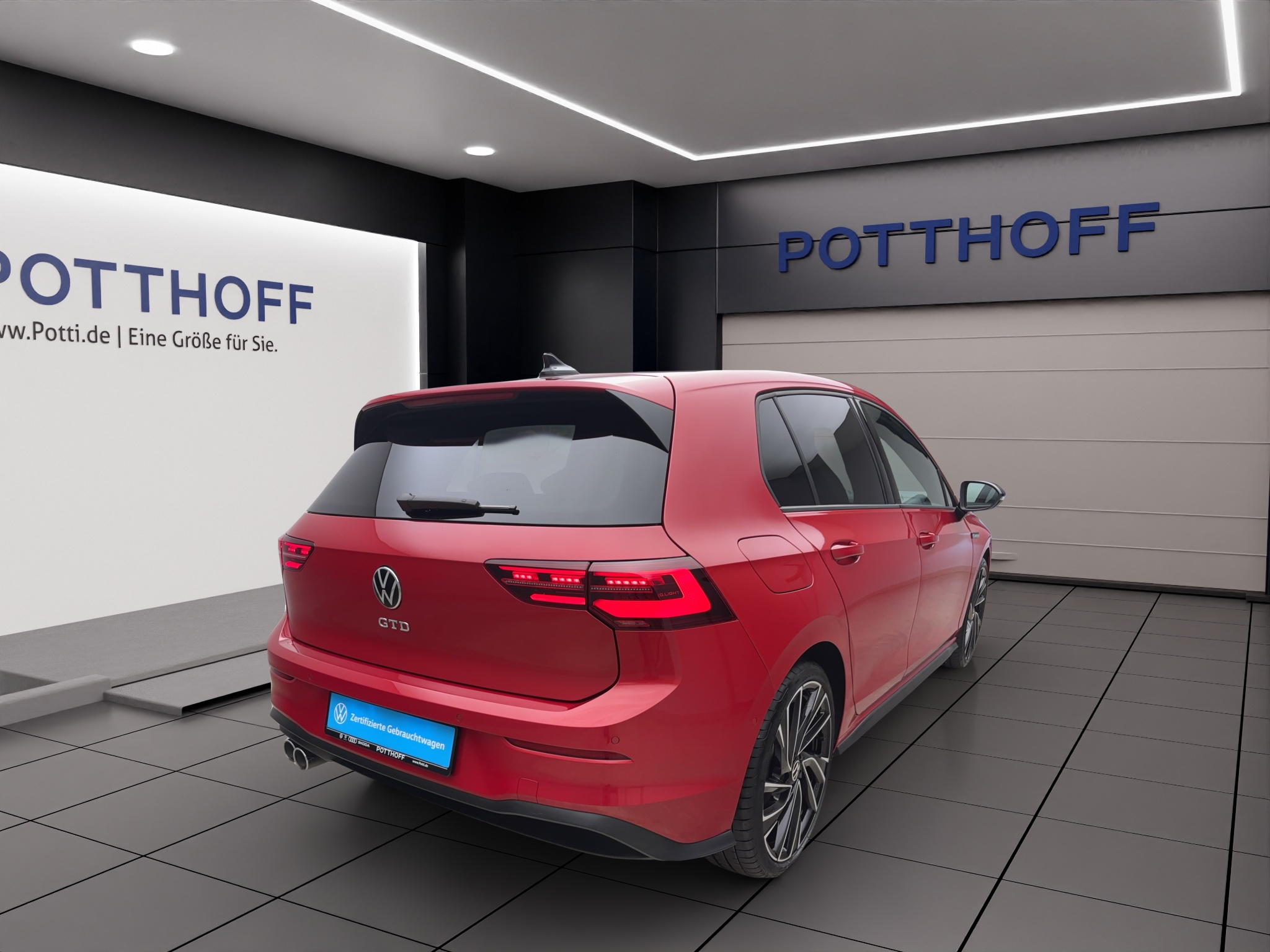 Volkswagen Golf 8 2.0 TDI DSG GTD BlackStyle Standhzg IQ.Light Navi RearView
