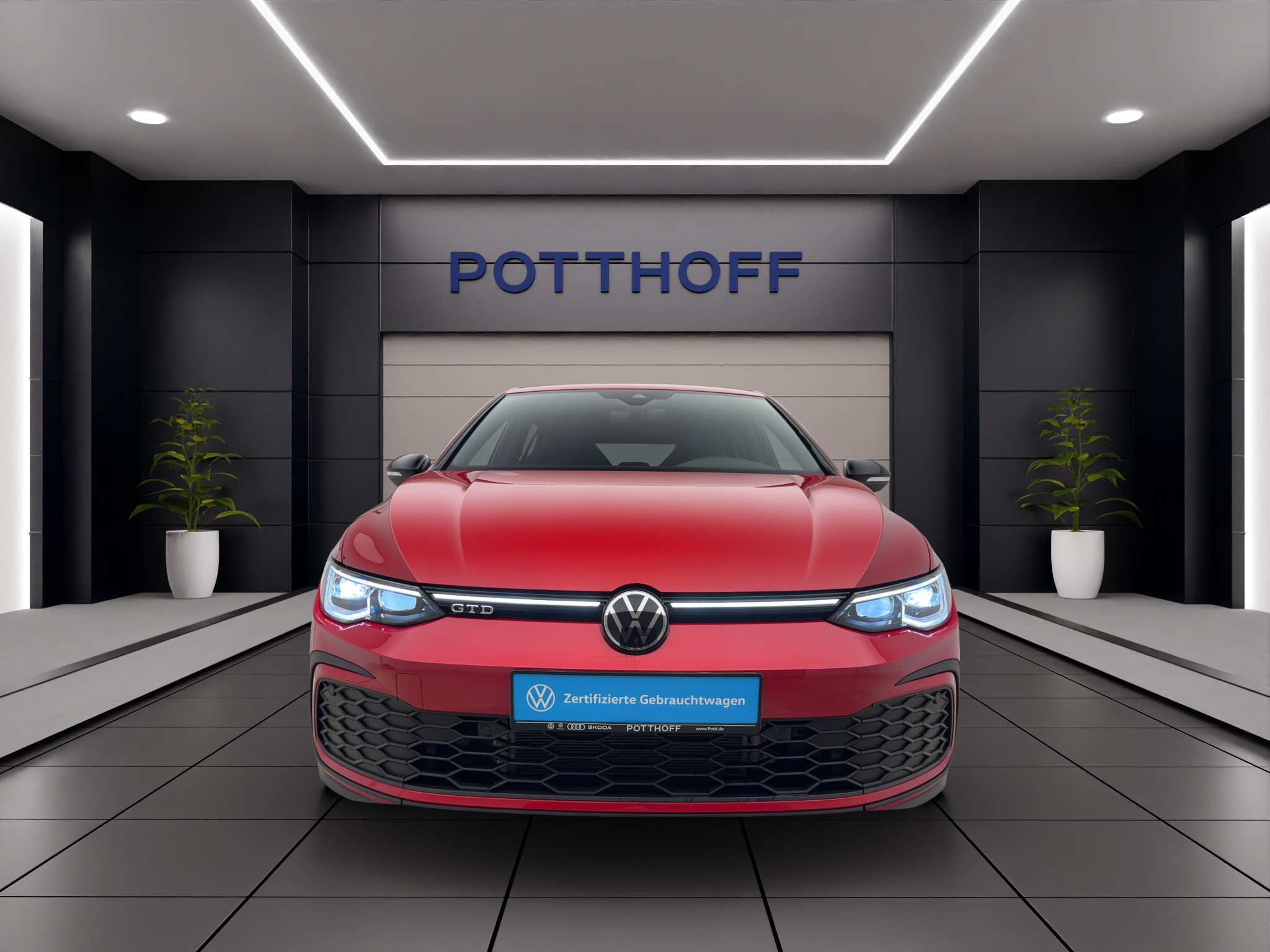 Volkswagen Golf 8 2.0 TDI DSG GTD BlackStyle Standhzg IQ.Light Navi RearView
