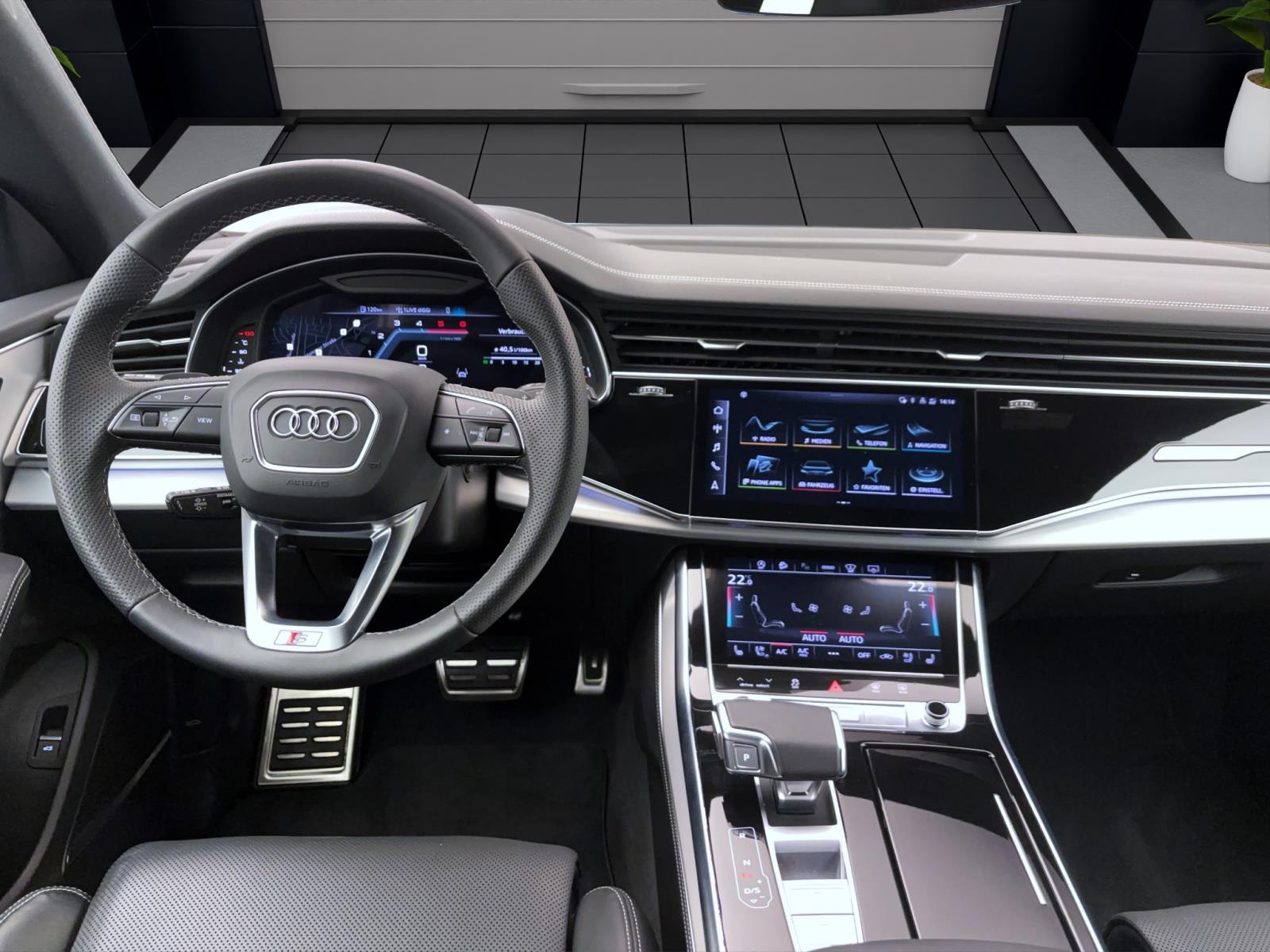 Audi Q8 50 TDI q S line Black ACC ParkAssist Matrix Navi B&O Luft HUD